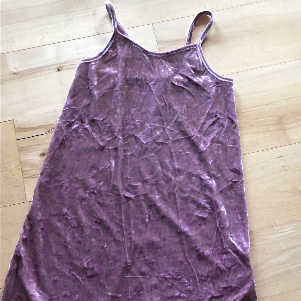 Forever 21 velvet girls slip dress